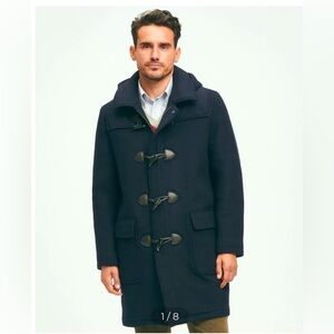 Excellent Condition, Barely Worn Brooks Brothers Navy Pea Coat Men’s L